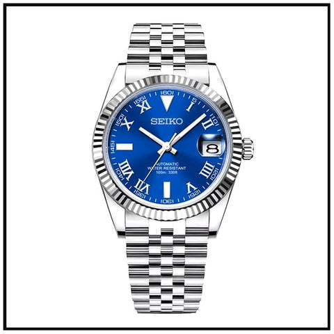 36mm / 39mm Blue Wimbledon Mod