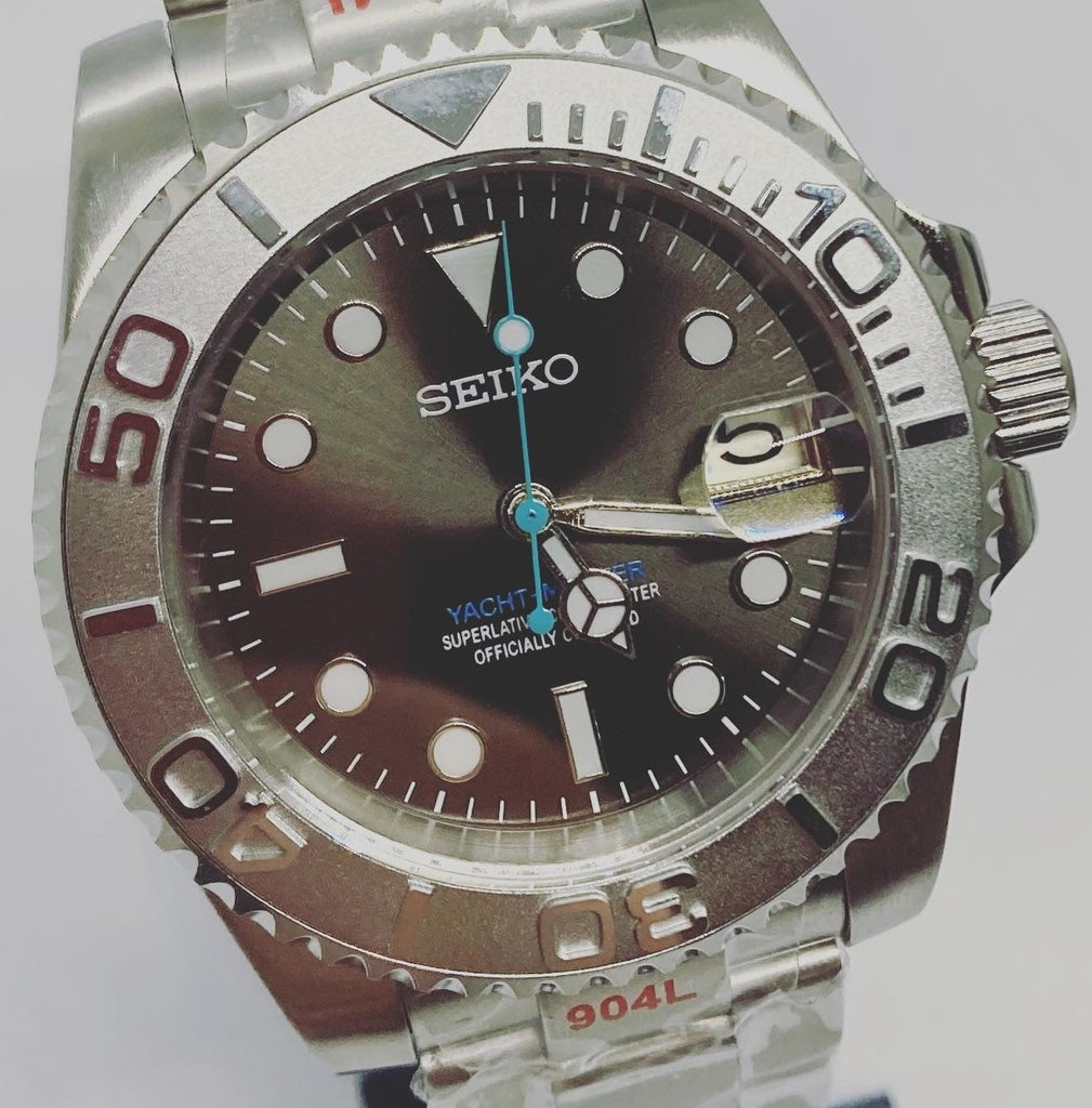 Seiko NH35 Rhodium Dial Yachting Master 40mm