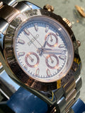 Seiko VK63 Chronograph Two Tone in Grey/Black or White Dials