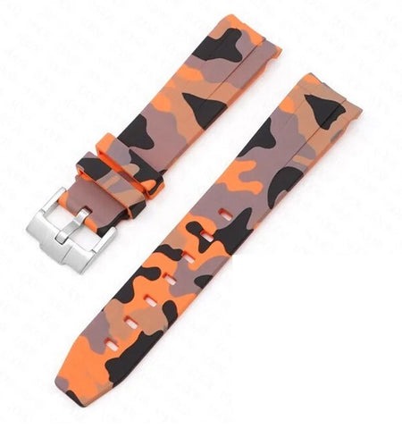 Camo Silicone Rubber Straps