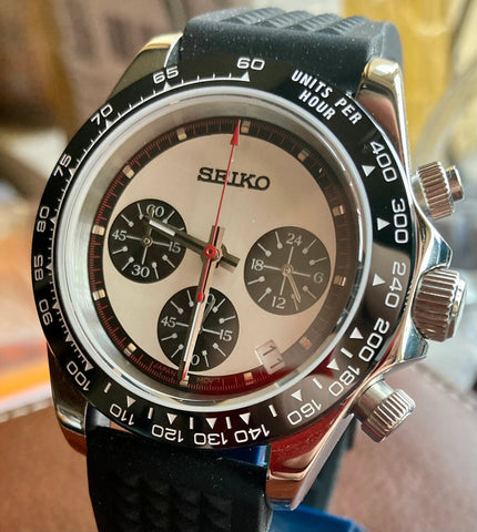 Seiko VK63 Paul Newman Off White DIal